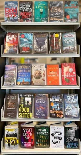 image of library shelves