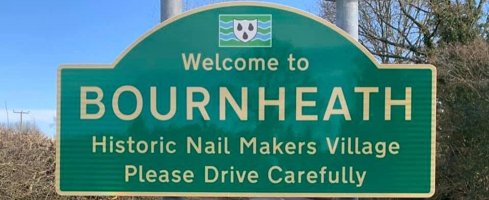Bournheath facebook group image - Bournheath Road sign