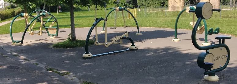 image of the fitness equipment at Lickey End