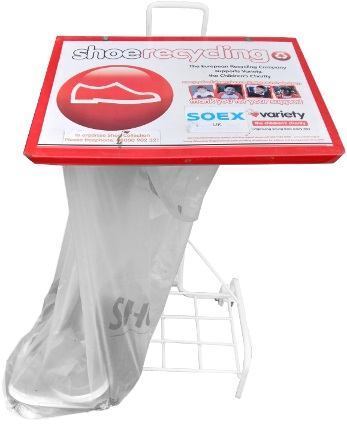 image of the SOEX shoe recycling point