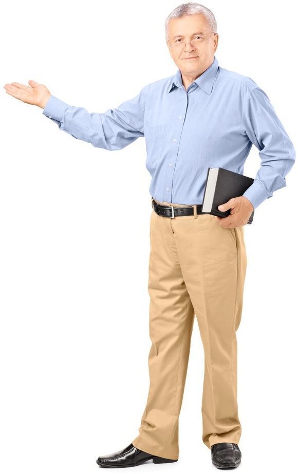 image of a tutor holding a book